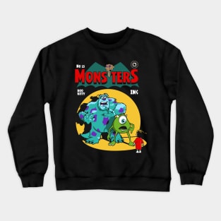 Mons-ters Inc Comic Crewneck Sweatshirt